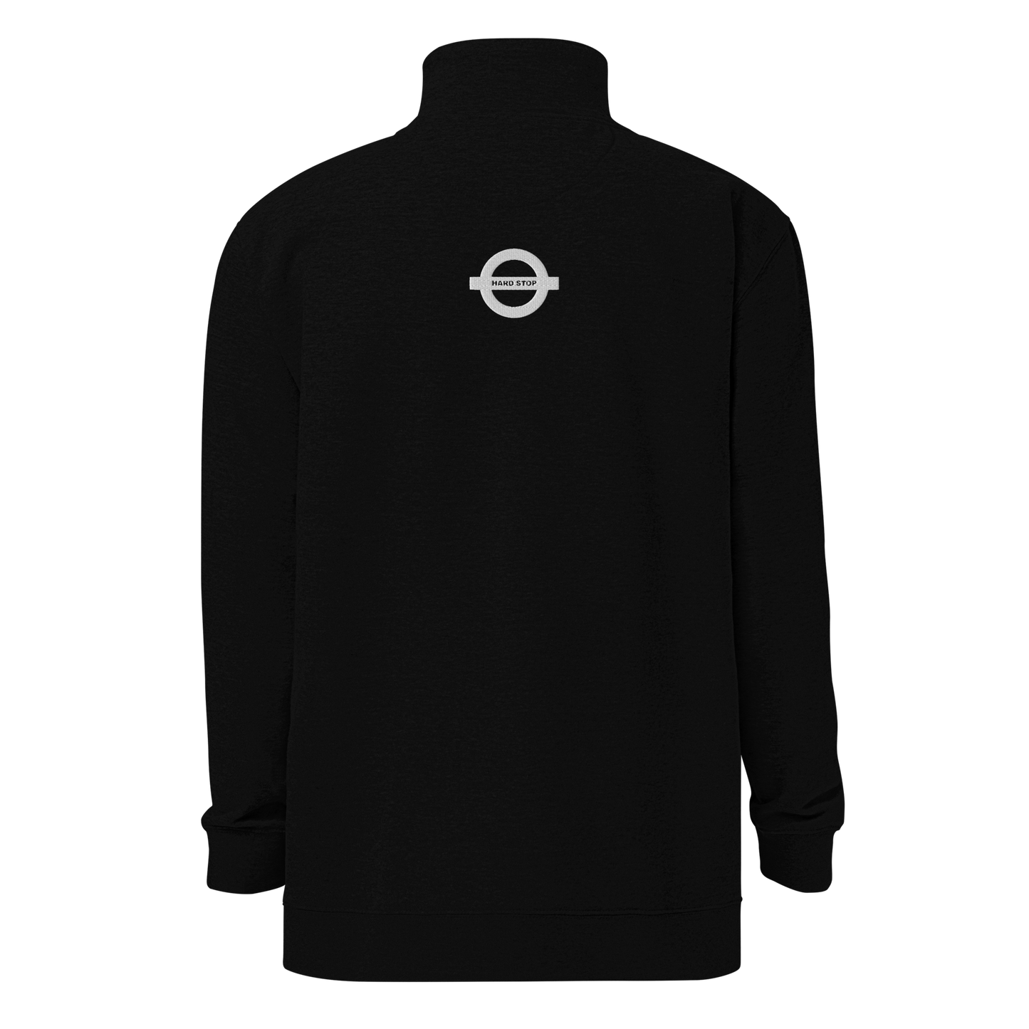 'meets expectations.' embroidered quarter-zip